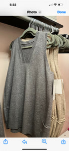 OS Knit V Neck Vest