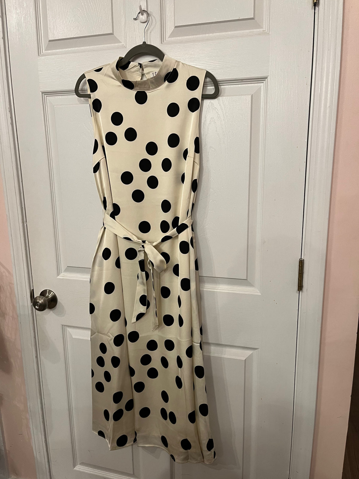 Off Wt Black Polka Dot Dress