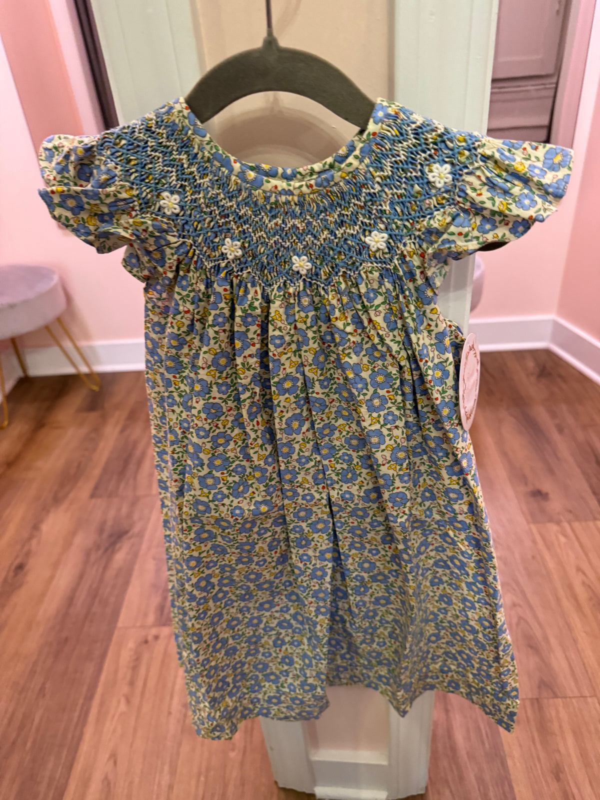 SD Becca Floral Smocked Bubble
