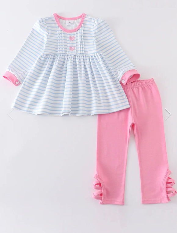 Valentine's Day Stripe Heart Set