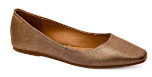 Hey Girl Over it Bronze Flat