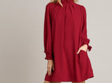 UG  Ruffle Neck Dress