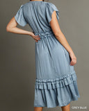 UG Blue Silky Dress