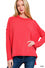 Z Rib Raw Edge Top