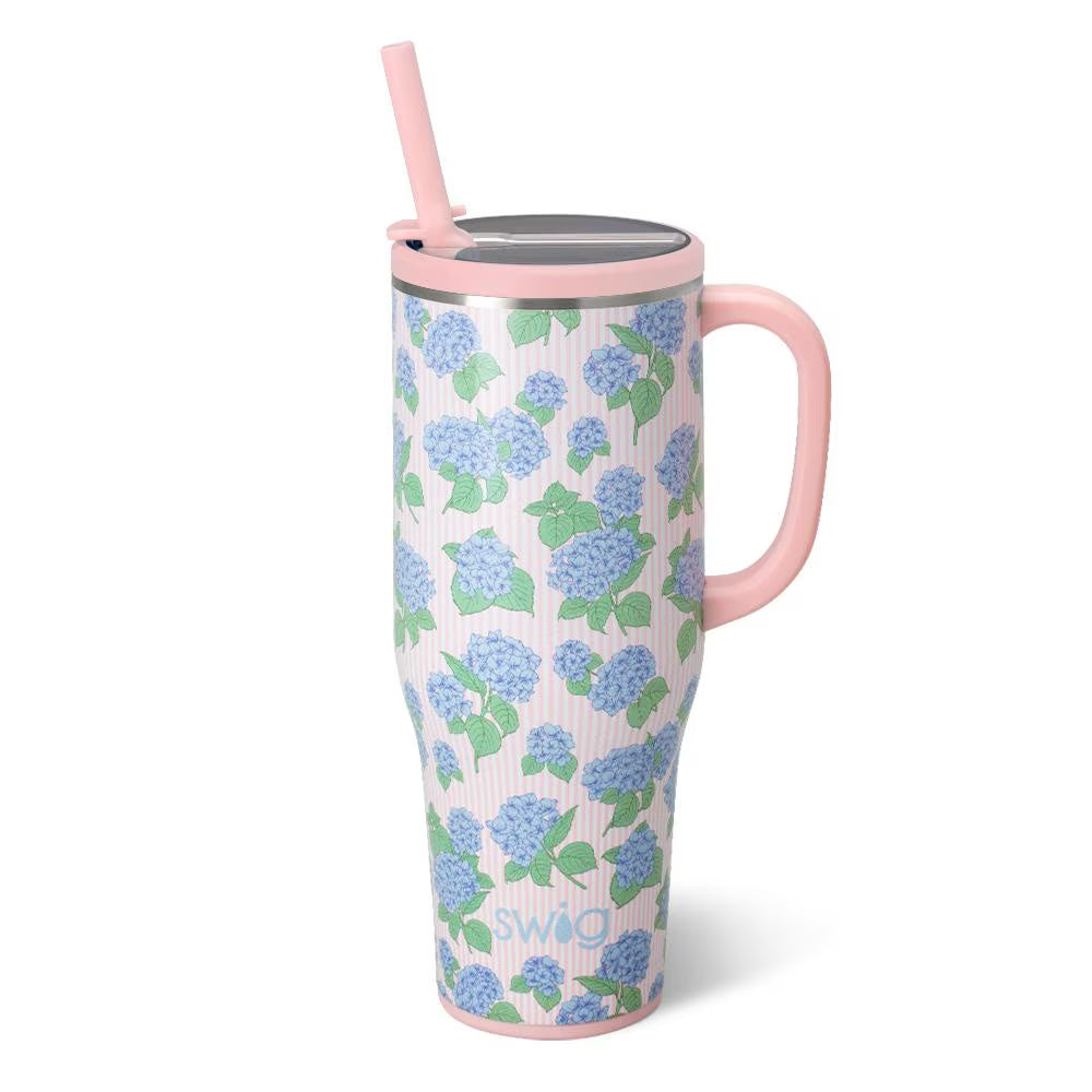 Swig Hydrangeas Mega Mug 30 oz