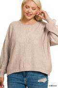 Z Viscose Front Seam Sweater
