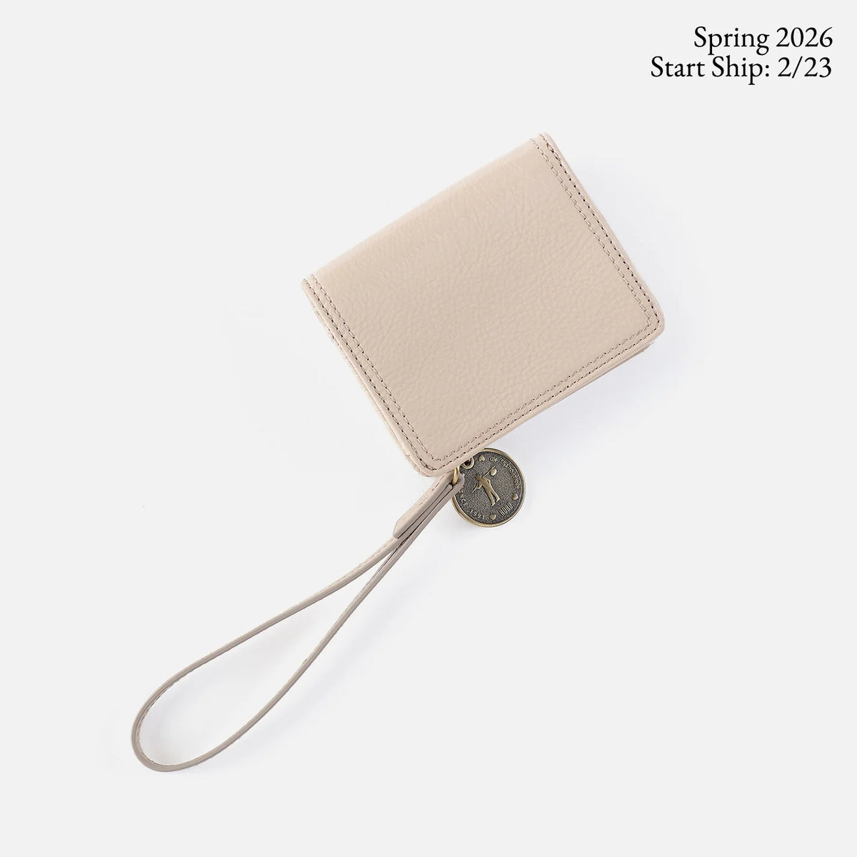 HOBO Coin Wristlet Stone Gloss