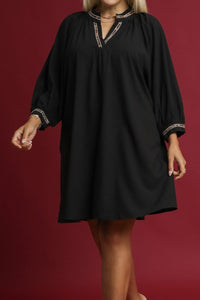 UG Black Trim Dress