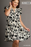 UG B&W Floral Dress