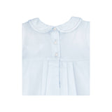 Romper with Smocking: Blue