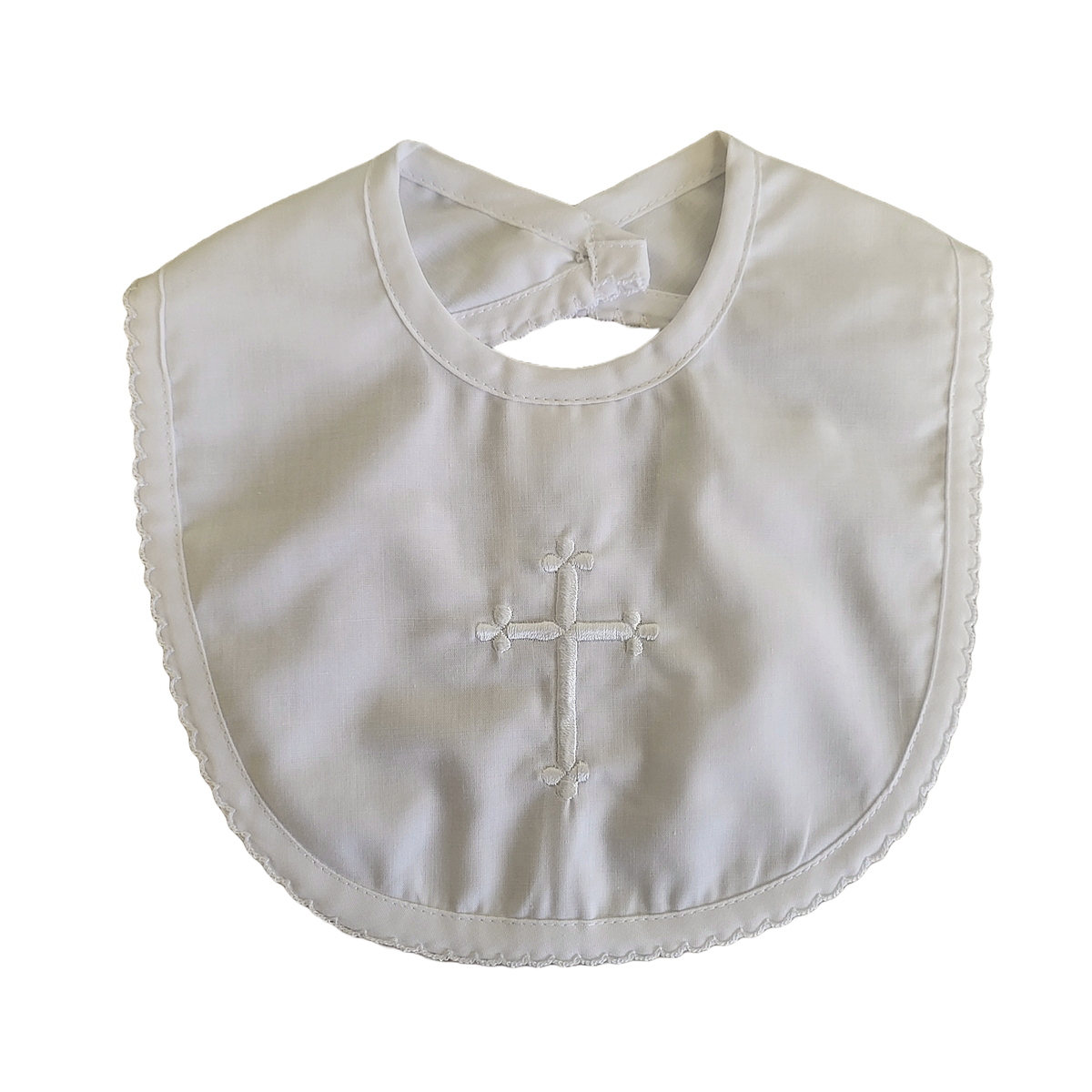 Embroidered Cross Bib