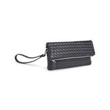 Aria Woven Wristlet Clutch