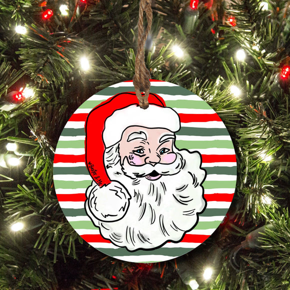 Vintage Santa Ornament