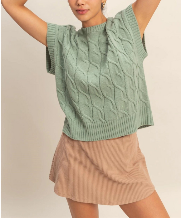 HF Sage Sweater vest