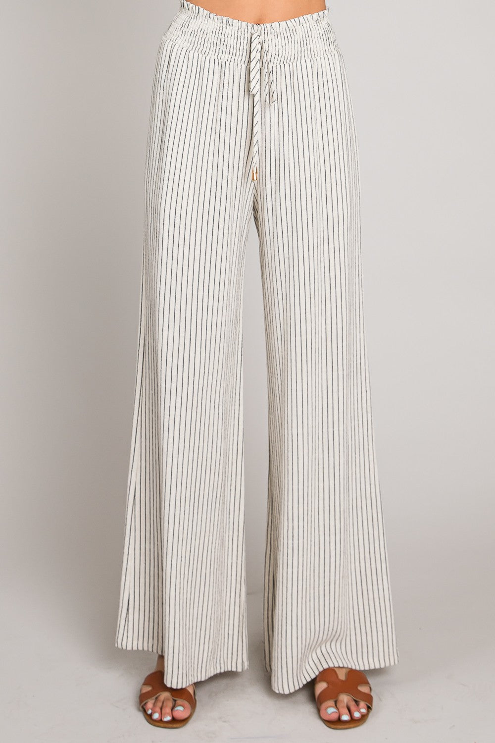 Striped Linen Pants