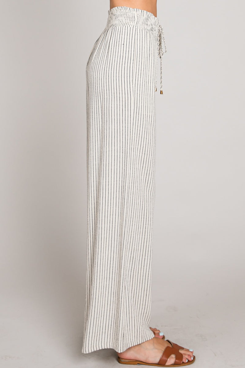 Striped Linen Pants