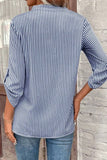 Nine Blue Striped Blouse