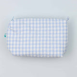 Vichy Pink or Blue Toiletry Bag: Light Blue