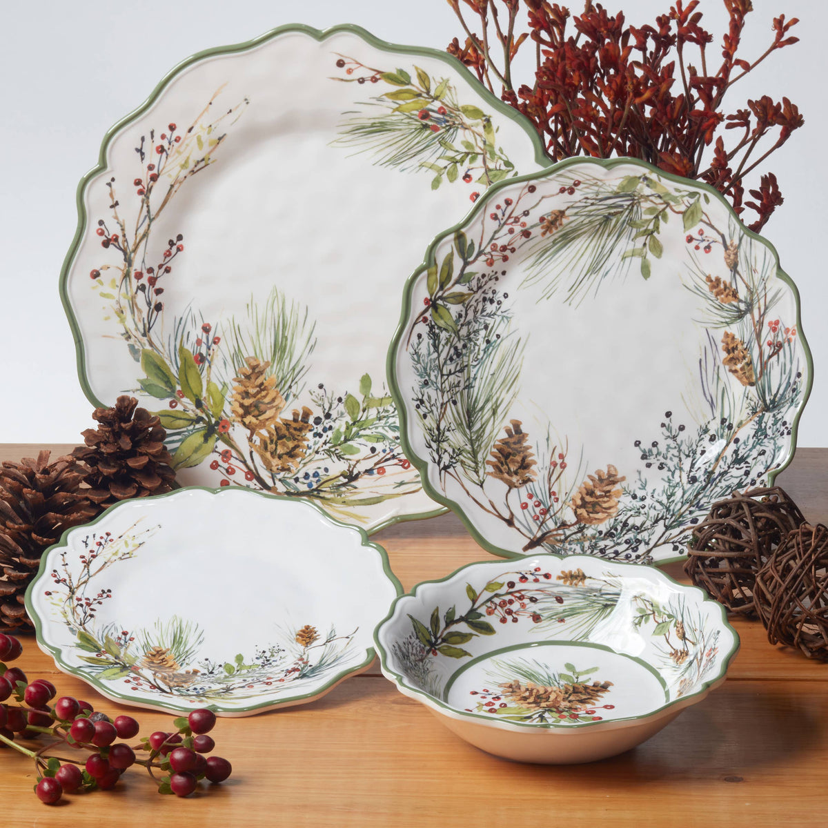 Winters Forest Melm Salad Plate 9in