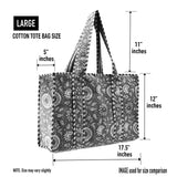 Cotton Block Print Tote Bag Large