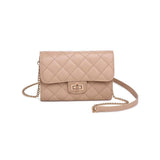 Winona Quilted Crossbody Black