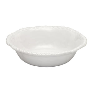 White Rope Round 8 in. Salad Bowl