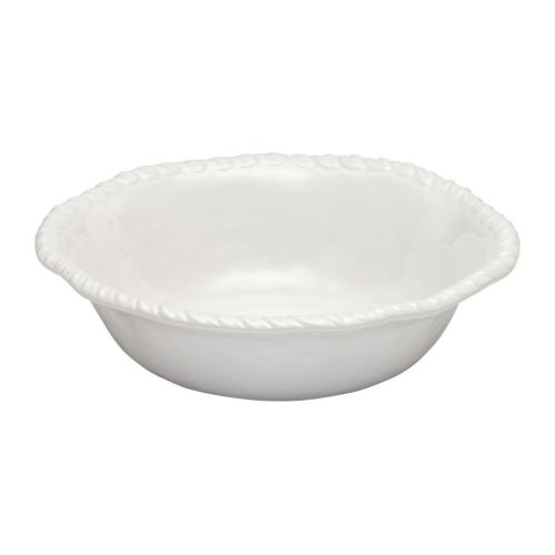 White Rope Round 8 in. Salad Bowl