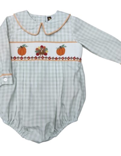 Harvest Smocked Boy Bubble