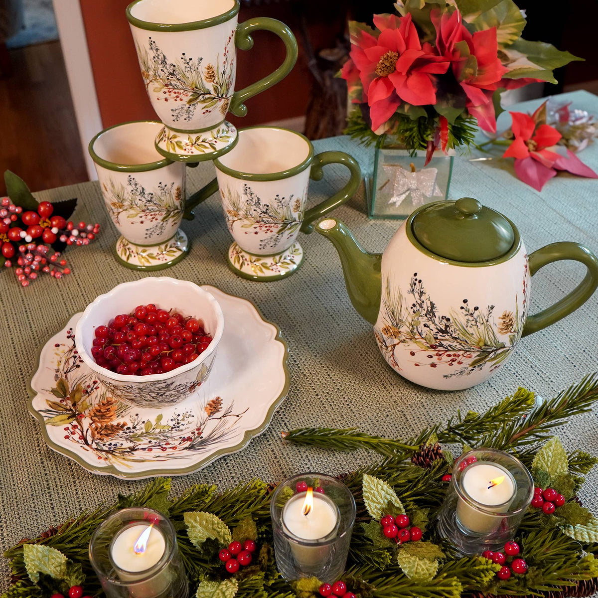 Winters Forest Ceramic Mug 16 oz.