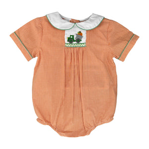 Picture Smocked Pumpkin Bubble