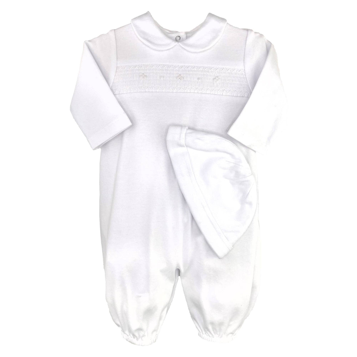 NB Smock Knit Convertible Bag White