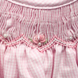 NB Bishop Zig-Zag Smocked Dress
