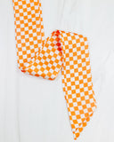 Serafina Scarf Orange Check