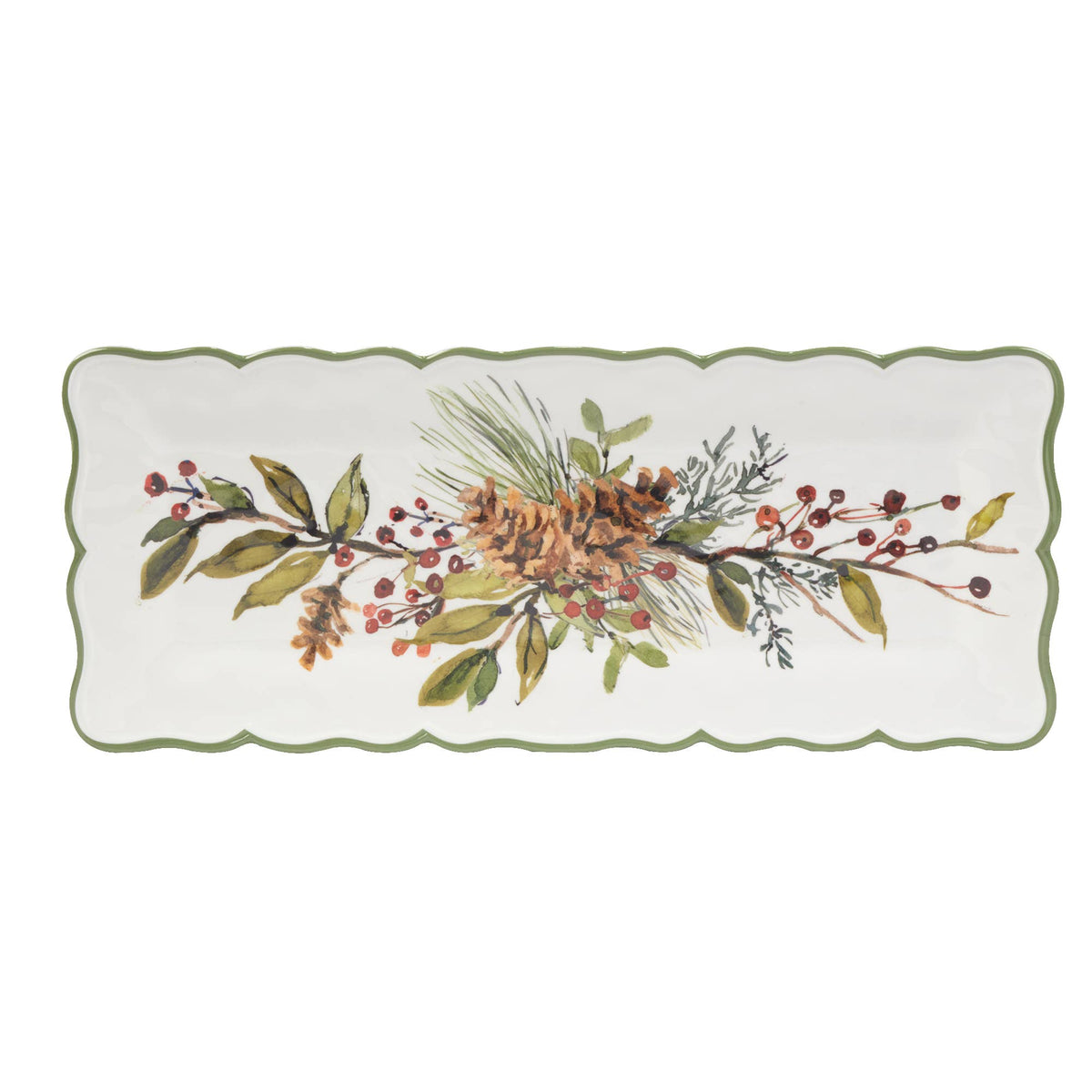 Winters Forest Melm Rectangular Platter
