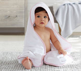 Hooded Terry Towel Gingham: Blue