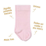 Baby Knee Socks: 10-14 / White