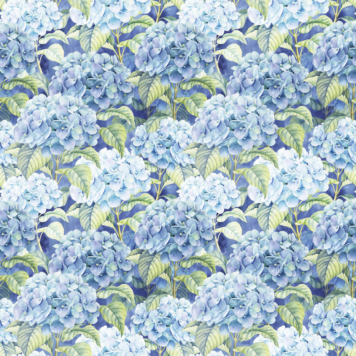 Blue Hydrangea Napkins Cocktail