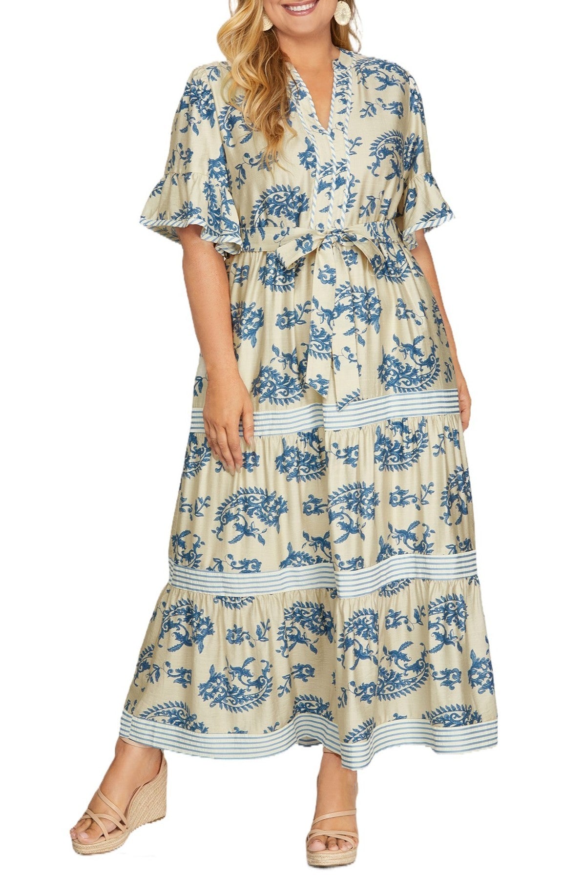 SS Beautiful Blue maxi dress