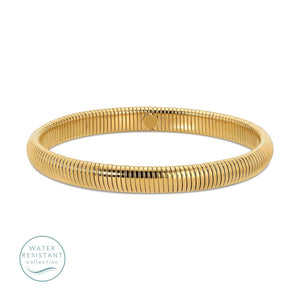 Narrow Flex Bangle - Water Resistant: Gold