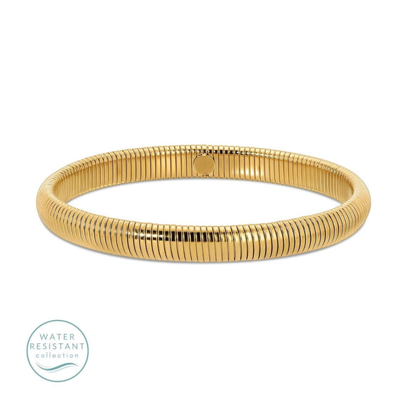 Narrow Flex Bangle - Water Resistant: Gold