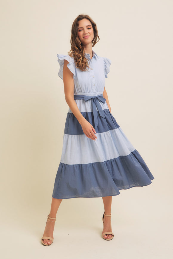 Feb Color Block Dress