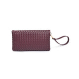 Aria Woven Wristlet Clutch