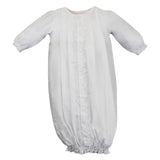 Heirloom Lace Hand Embroidered Bag: Newborn / Pink