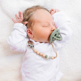 Cutie PAT Round (0-6m) Pacifier + Teether: Captain