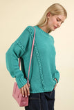 Chunky Braid OS Sweater