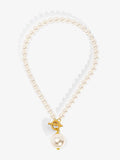 Pearl Pendant Collar Necklace: MG/PRL