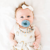 Cutie PAT Flat (0m+) Pacifier + Teether: Rose
