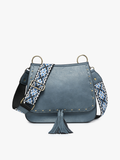 Denim Blue Crossbody w/ Strap