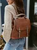 Brown Convertible Backpack