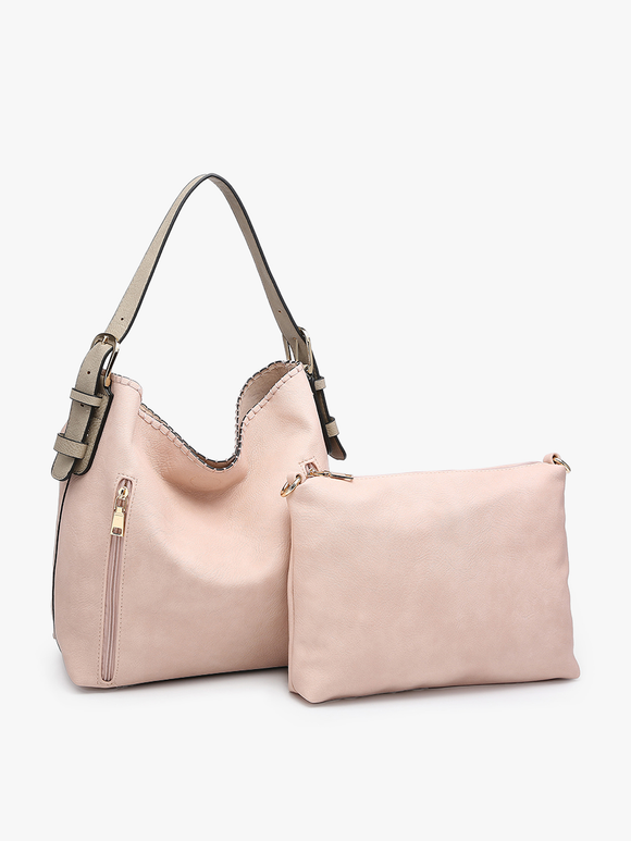 Pink Hobo Style Bag